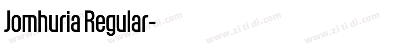 Jomhuria Regular字体转换